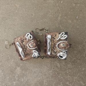 Hocus Pocus Mini Spell Books Jewelry Earrings Sanderson Sisters 90s Cult Classic